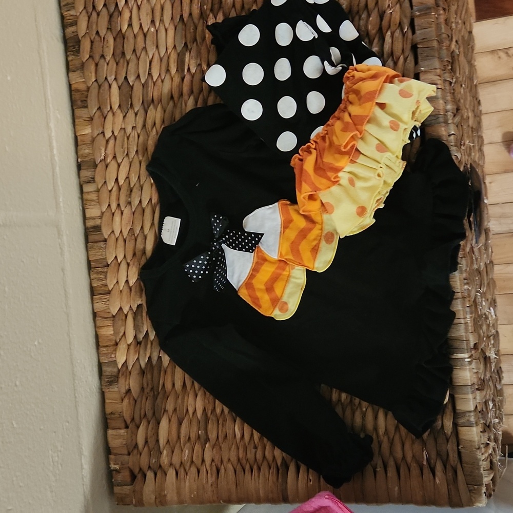 Candy corn outfit
